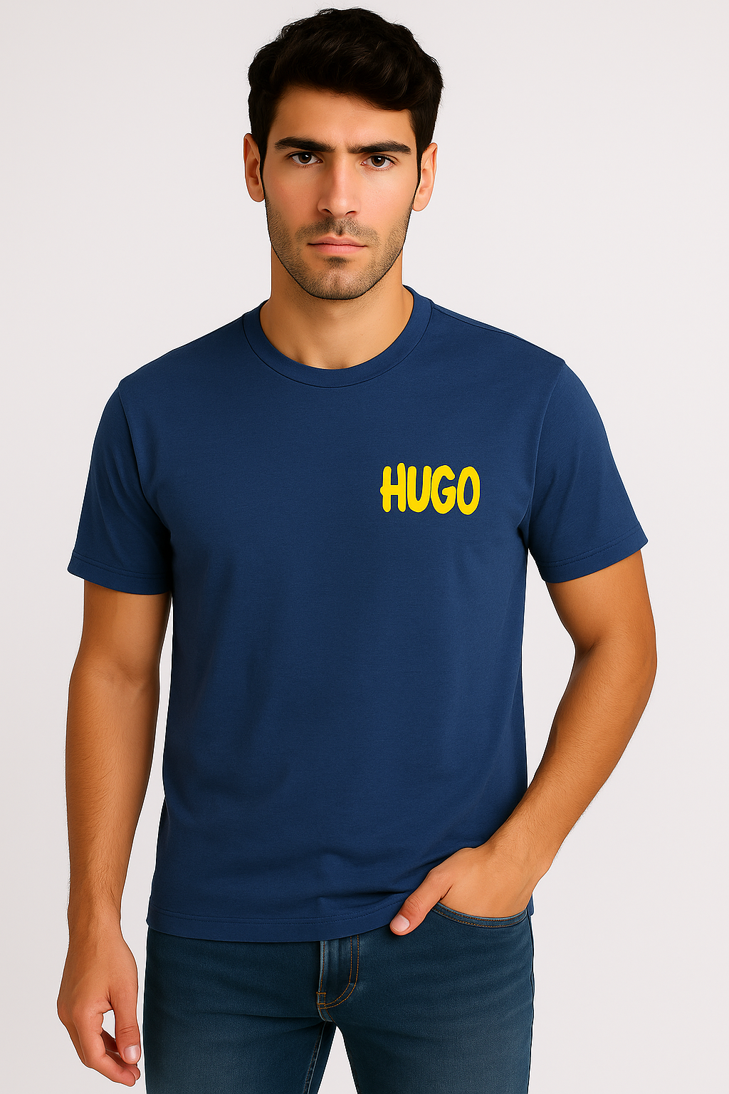 HUGO Logo Print Men's T-Shirt