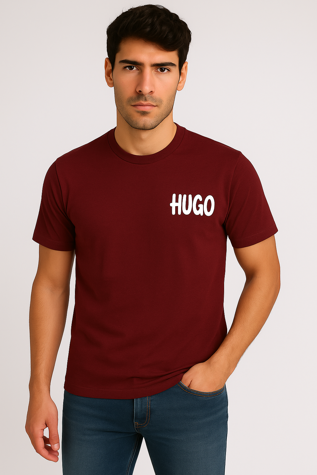 HUGO Logo Print Men's T-Shirt