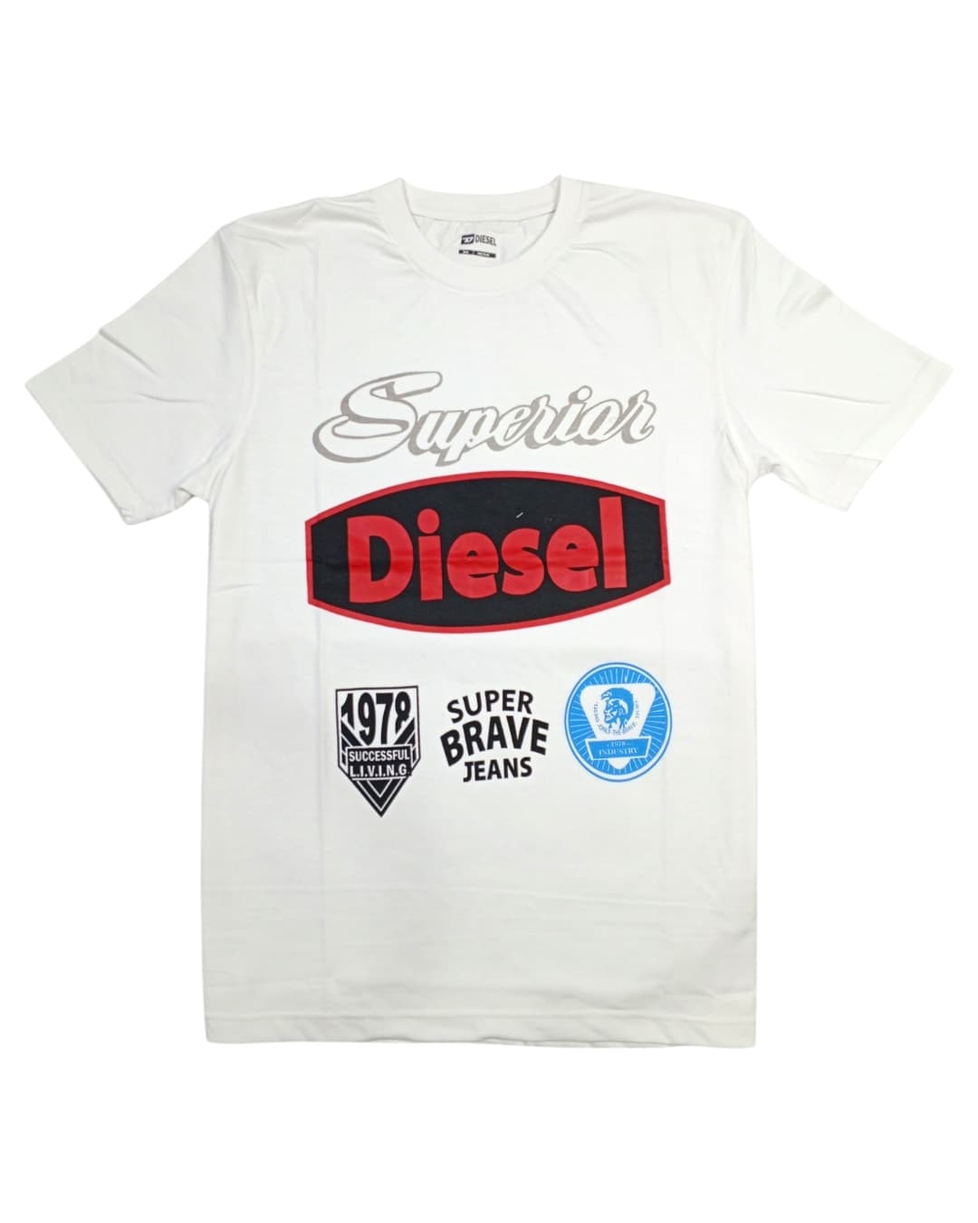 Men’s Graphic Print T-Shirt – “Superior Diesel” Edition